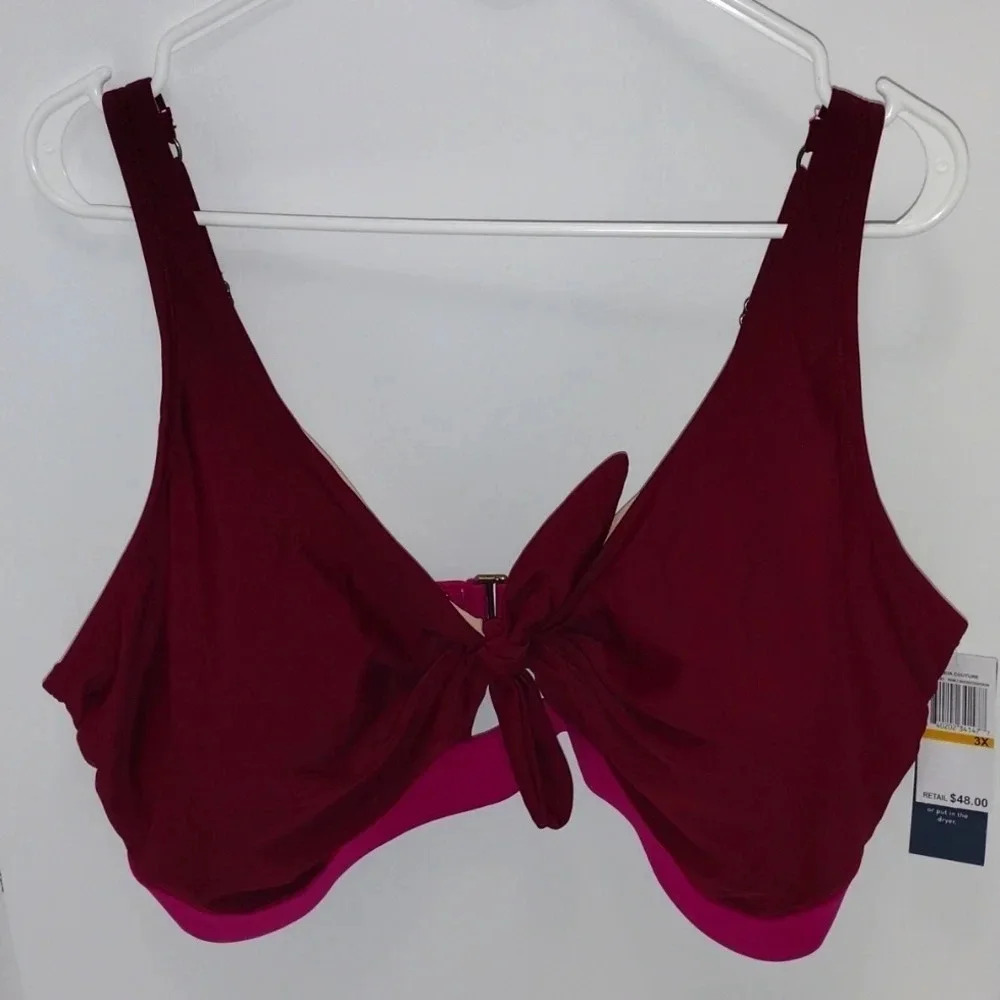 💖NWT Plus Size‎ Bathing Suit Top. 3x